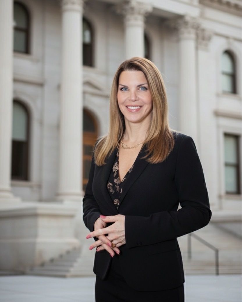 Experienced attorney standing outside courthouse, representing clients with confidence and professionalism