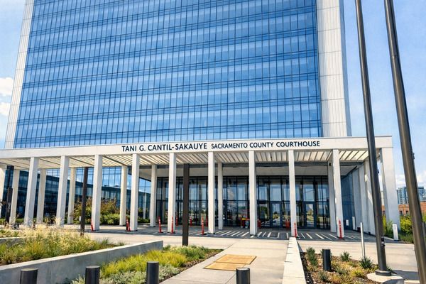 Sacramento County Courthouse drawing